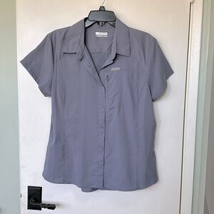 Columbia button sun shirt